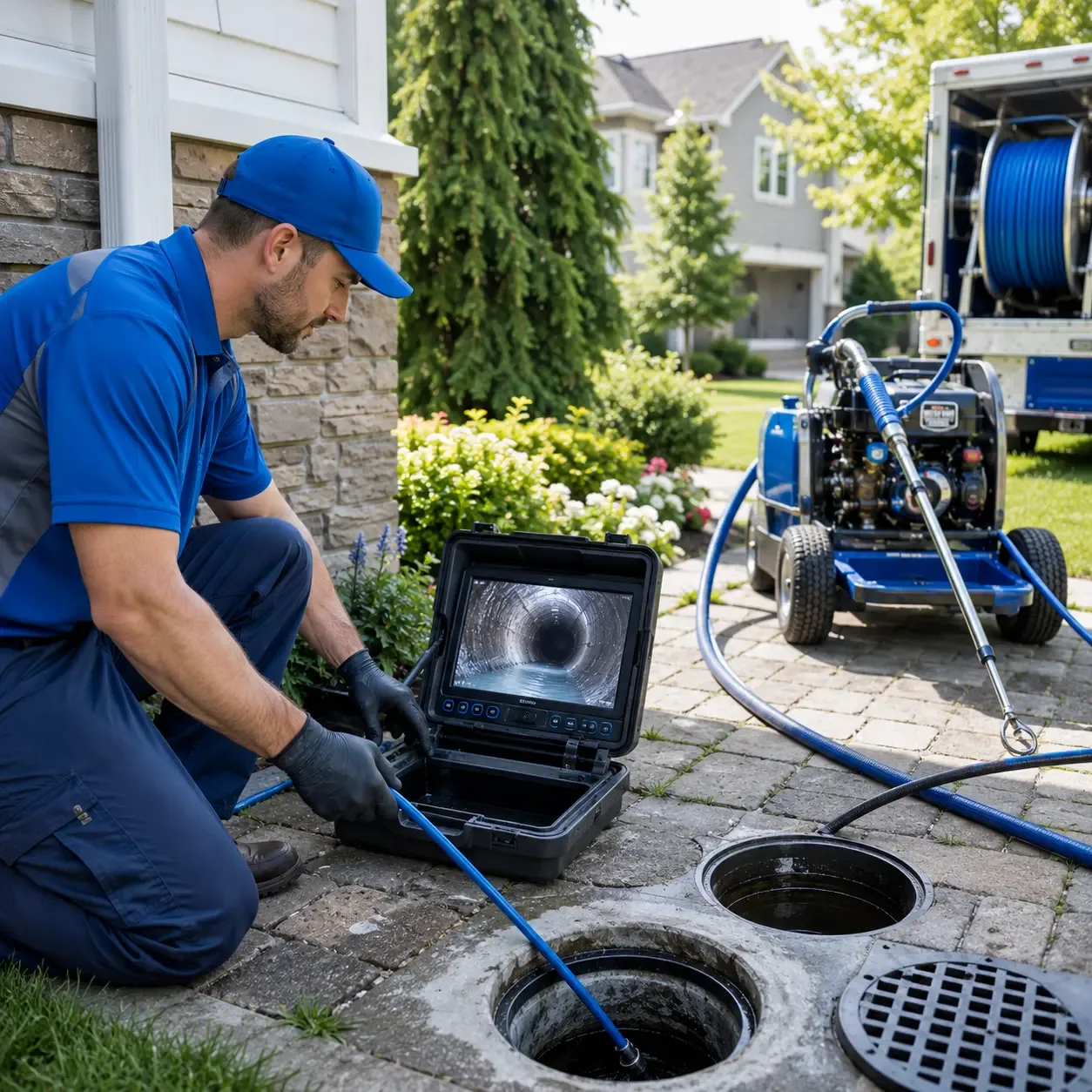 Outdoor drain cleaning professionals serving Port Bolivar, TX